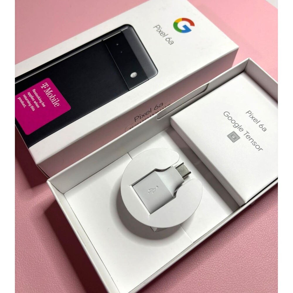 Google Pixel 6a Box With USB Adaptor and Sim Tool Google Tensor - Picture 4 of 9